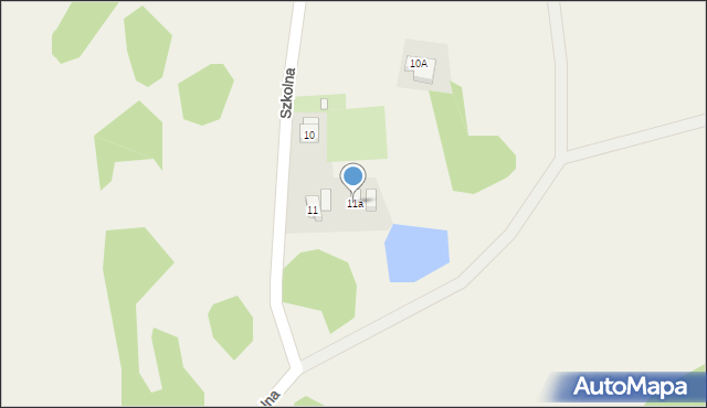 Bukowiec, Szkolna, 11a, mapa Bukowiec