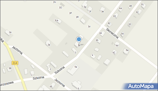 Bukowina, Szkolna, 11, mapa Bukowina