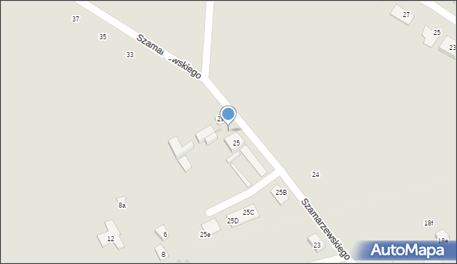 Bydgoszcz, Szamarzewskiego Augustyna, ks., 27, mapa Bydgoszczy
