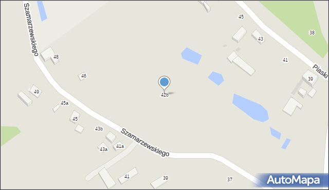 Bydgoszcz, Szamarzewskiego Augustyna, ks., 42b, mapa Bydgoszczy