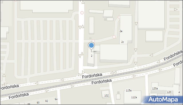 Bydgoszcz, Szajnochy Karola, 2p, mapa Bydgoszczy