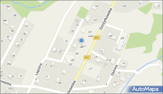 Bystra, Szczyrkowska, 146, mapa Bystra