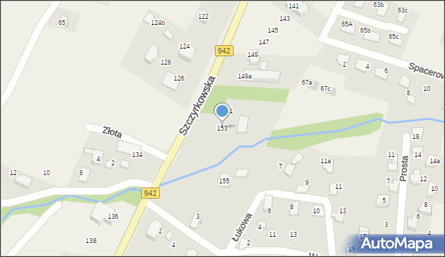 Bystra, Szczyrkowska, 153, mapa Bystra
