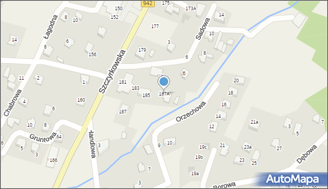 Bystra, Szczyrkowska, 187A, mapa Bystra