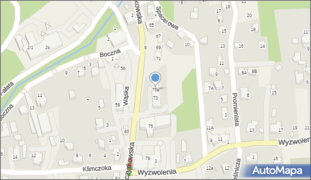 Bystra, Szczyrkowska, 73a, mapa Bystra