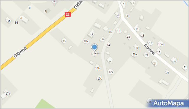 Bytonia, Szkolna, 10, mapa Bytonia