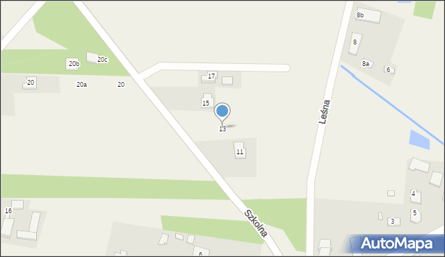 Cendrowice, Szkolna, 13, mapa Cendrowice