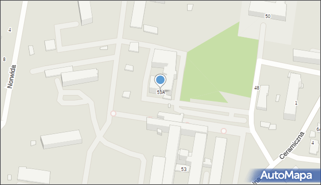 Chełm, Szpitalna, 53A, mapa Chełma