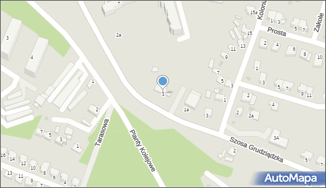 Chełmno, Szosa Grudziądzka, 1, mapa Chełmno