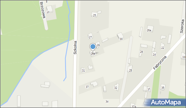 Chlewiska, Szkolna, 29a, mapa Chlewiska