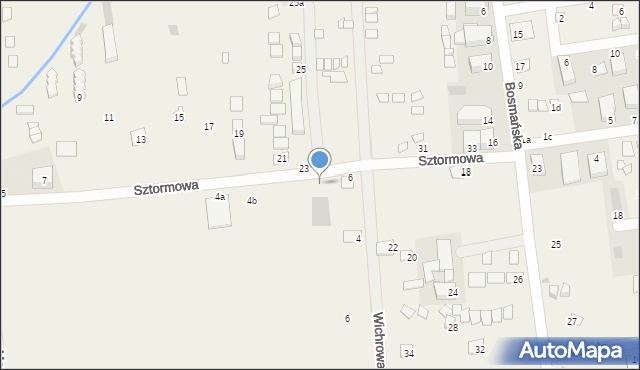 Chłopy, Sztormowa, 4d, mapa Chłopy