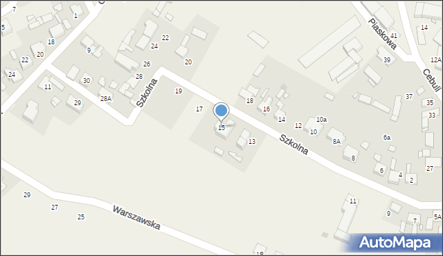 Chróścice, Szkolna, 15, mapa Chróścice