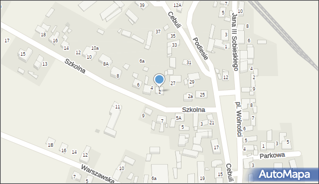 Chróścice, Szkolna, 2, mapa Chróścice