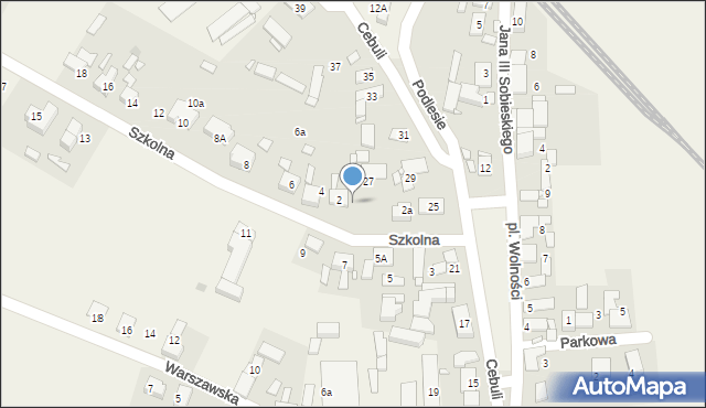 Chróścice, Szkolna, 4a, mapa Chróścice