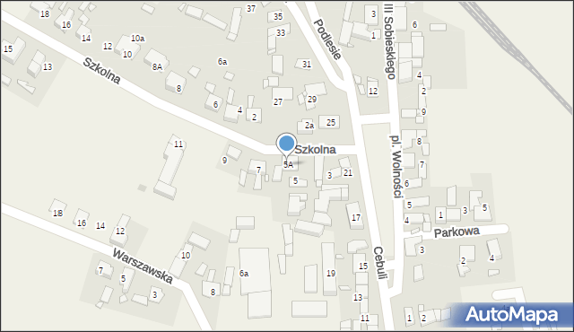 Chróścice, Szkolna, 5A, mapa Chróścice