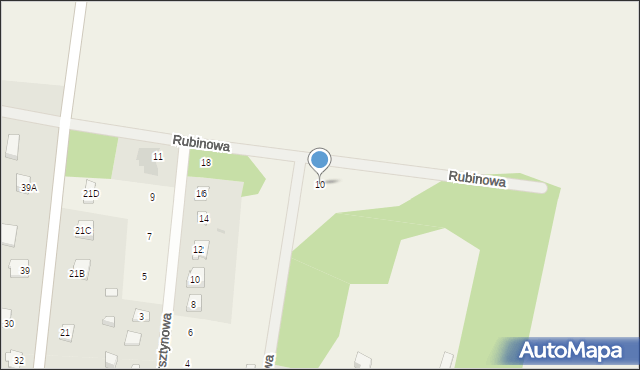 Chrzczanka Włościańska, Szafirowa, 10, mapa Chrzczanka Włościańska