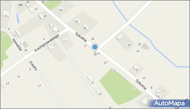 Chwałowice, Szkolna, 15, mapa Chwałowice