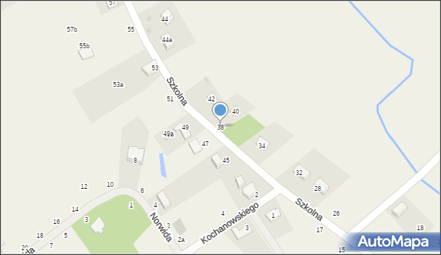 Chwałowice, Szkolna, 38, mapa Chwałowice