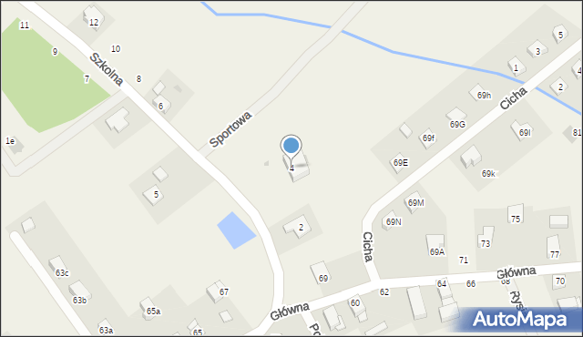 Chwałowice, Szkolna, 4, mapa Chwałowice