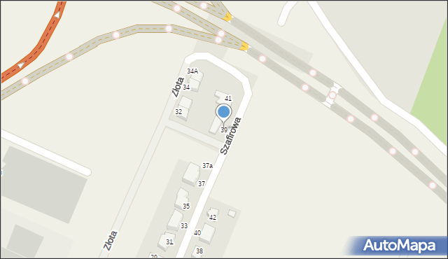 Chwaszczyno, Szafirowa, 39, mapa Chwaszczyno