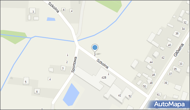 Chynów, Szkolna, 2, mapa Chynów