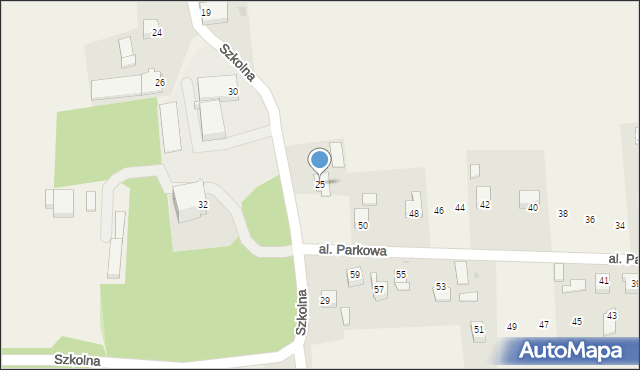 Cianowice, Szkolna, 25, mapa Cianowice
