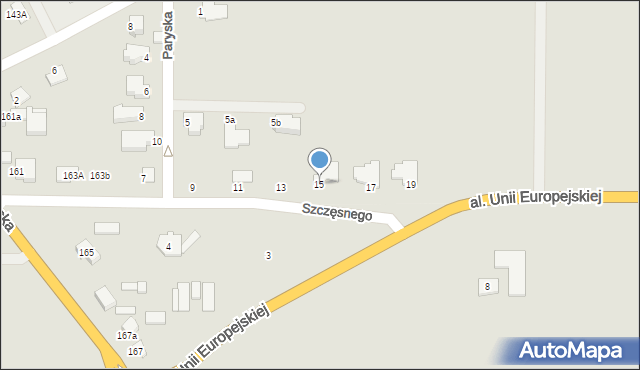 Ciechanów, Szczęsnego Henryka, 15, mapa Ciechanów