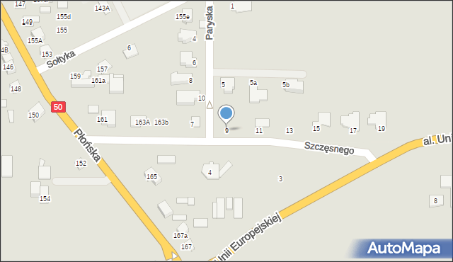 Ciechanów, Szczęsnego Henryka, 9, mapa Ciechanów