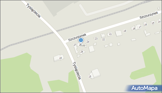 Ciechanów, Szczurzynek, 26a, mapa Ciechanów