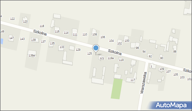 Cyganka, Szkolna, 123, mapa Cyganka