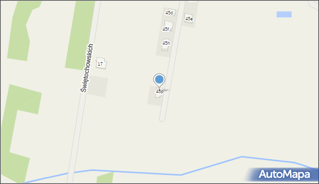 Cyganka, Szkolna, 45p, mapa Cyganka