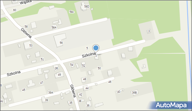 Czachówek, Szkolna, 2, mapa Czachówek