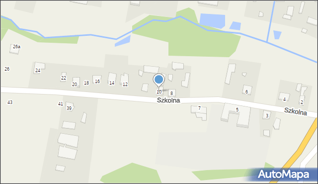 Czaplinek, Szkolna, 10, mapa Czaplinek