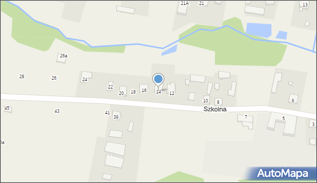 Czaplinek, Szkolna, 14, mapa Czaplinek