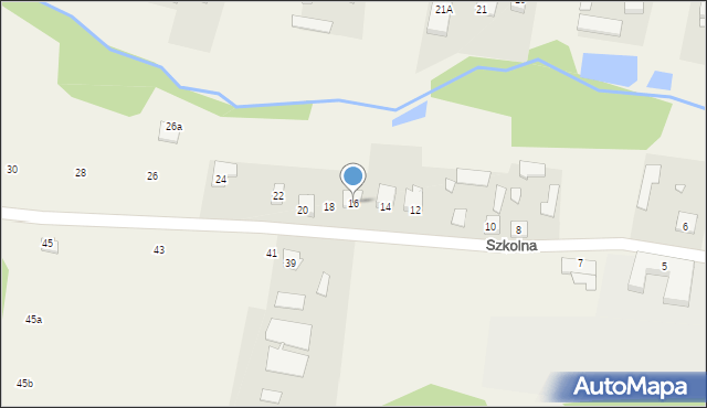 Czaplinek, Szkolna, 16, mapa Czaplinek