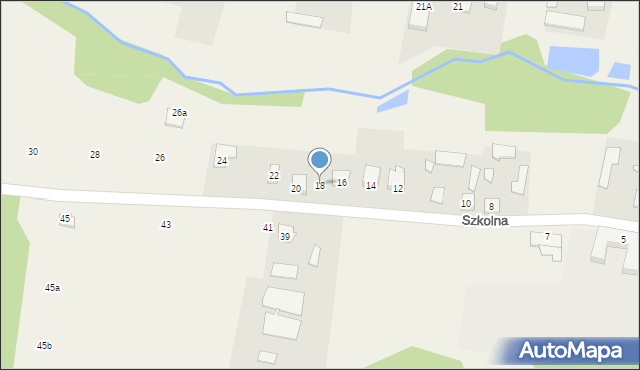 Czaplinek, Szkolna, 18, mapa Czaplinek