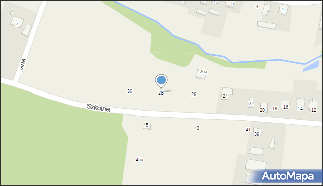 Czaplinek, Szkolna, 28, mapa Czaplinek