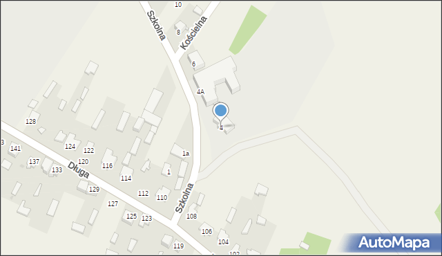 Czartajew, Szkolna, 4, mapa Czartajew