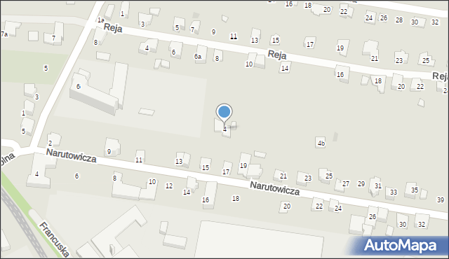 Czechowice-Dziedzice, Szkolna, 4, mapa Czechowic-Dziedzic