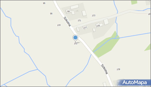 Czechówka, Szkolna, 102, mapa Czechówka