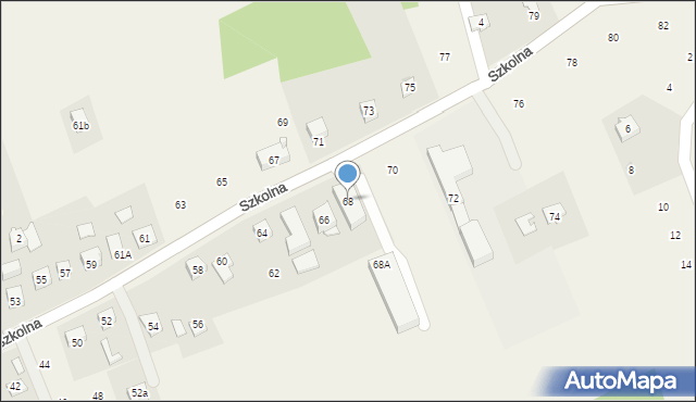 Czechówka, Szkolna, 68, mapa Czechówka