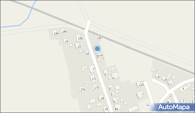 Czekanów, Szkolna, 13, mapa Czekanów
