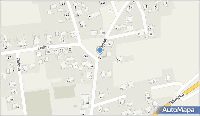 Czekanów, Szkolna, 6b, mapa Czekanów