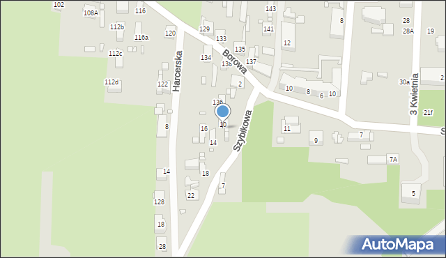 Czeladź, Szybikowa, 12, mapa Czeladź