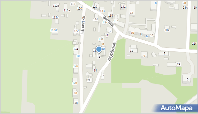 Czeladź, Szybikowa, 14, mapa Czeladź