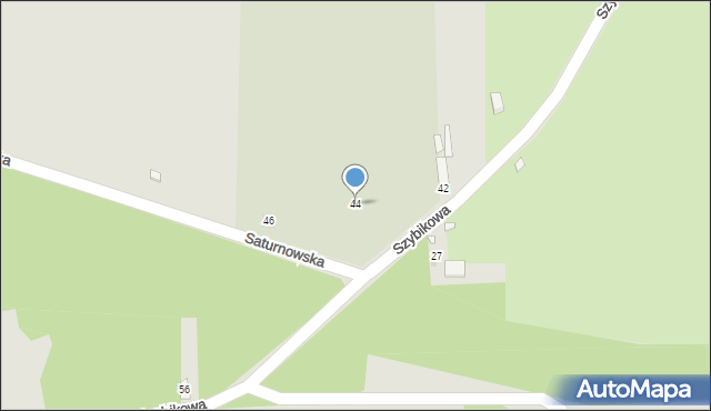 Czeladź, Szybikowa, 44, mapa Czeladź