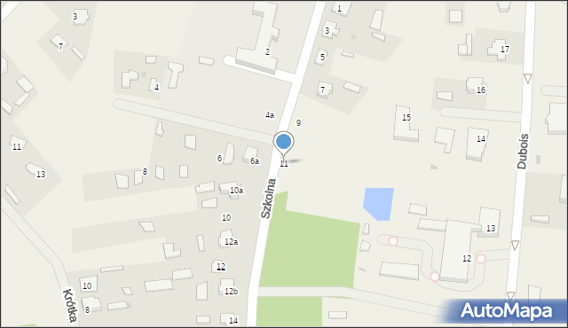 Czeremcha, Szkolna, 11, mapa Czeremcha
