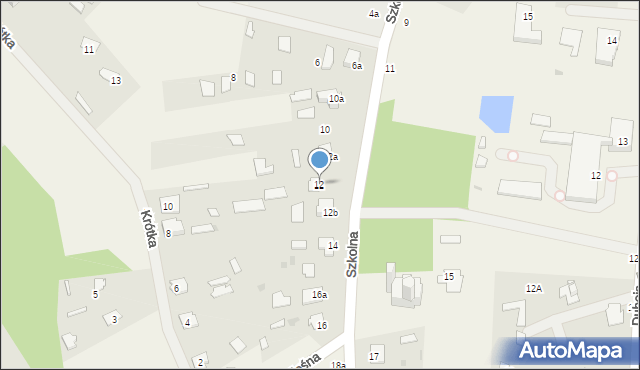 Czeremcha, Szkolna, 12, mapa Czeremcha