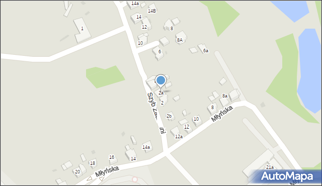 Czerwionka-Leszczyny, Szyb Zachodni, 2a, mapa Czerwionka-Leszczyny