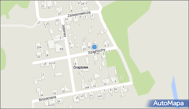 Częstochowa, Szajnochy Karola, 5, mapa Częstochowy